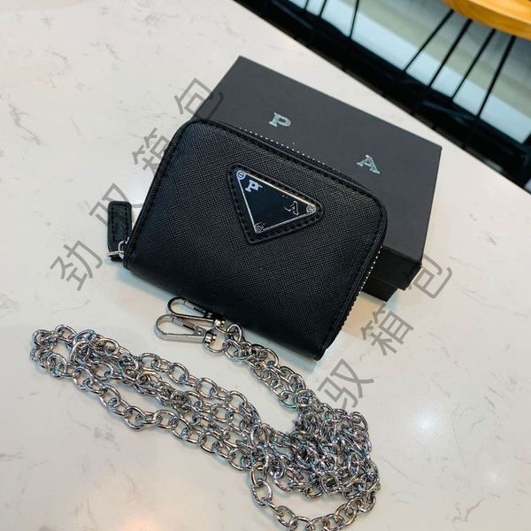 

new chain card bag mini coin purse wallet short one shoulder bag messenger