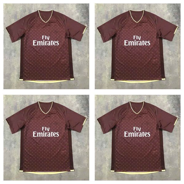 

2006 2007 soccer jersey retro 06 07 classic red paris away vintage football shirt #25 rothen #15 kalou #9 pauleta maillot de foot, Black;yellow