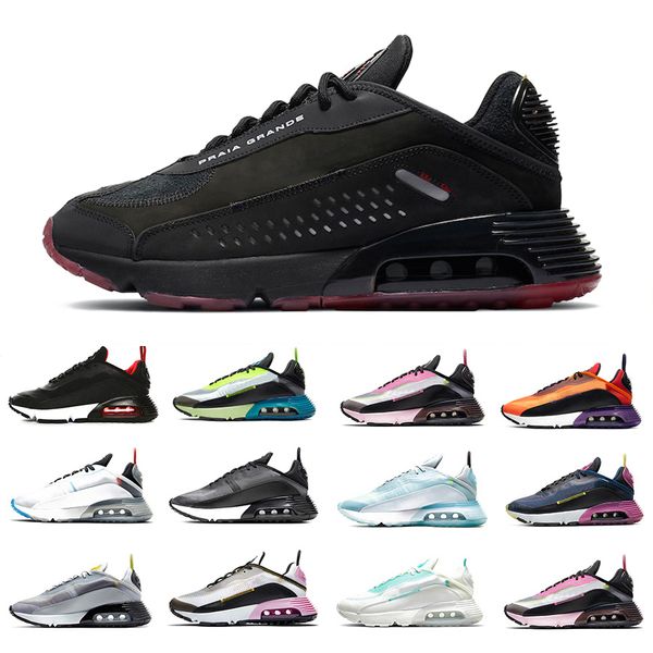 

2090 mens running shoes sneakers wolf grey neymar x black white blue triple pure platinum usa aurora green true pink foam bred fashion men w