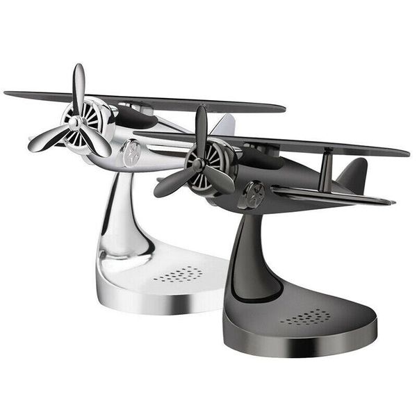 

car air freshener aroma diffuser solar airplane fragrance interior decoration