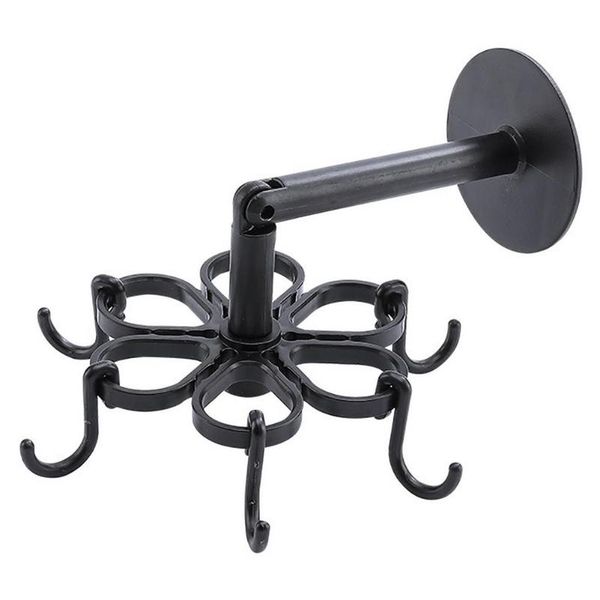 

hooks & rails rotary hook kitchen utensils no hole shelf storag wall