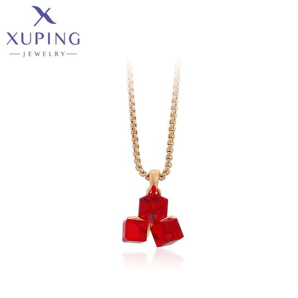 

pendant necklaces xuping jewelry fashion crystals for women brithday gift a00380295, Silver