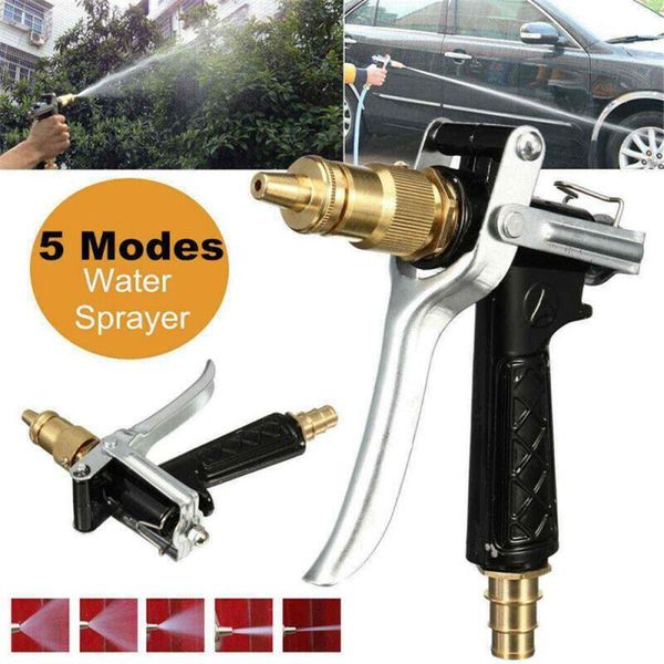 

water gun & snow foam lance high-pressure spray for cleaning car wash machine portable garden watering hose nozzle sprinkler outdoor tools h