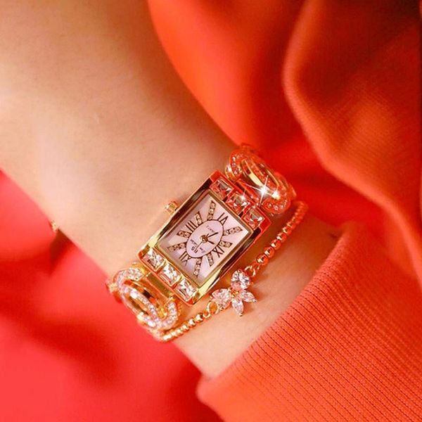 

wristwatches women watches fashion watch 2021 designer ladies diamond quartz gold wrist gifts for, Slivery;brown