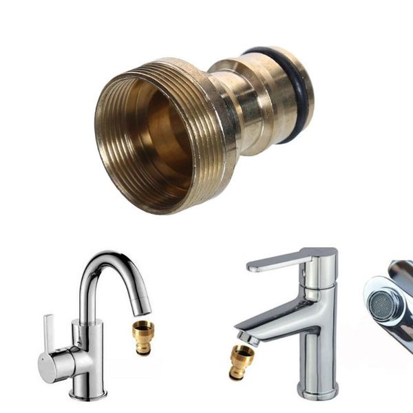 

kitchen faucets universal tap connector mixer hose adaptor pipe joiner fitting premium brass thread linking faucet converter connect