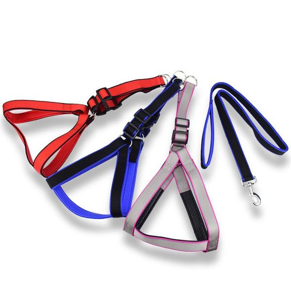 

pet supplies teddy bichon clothes dog chain leash printed vest collars & leashes