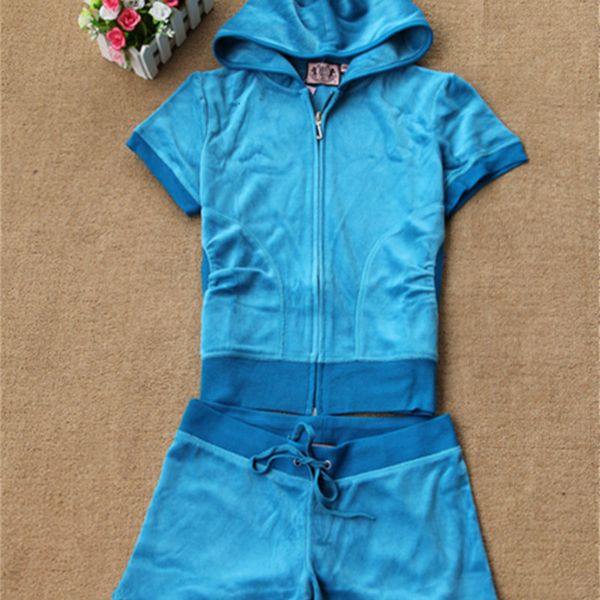 

and spring autumn fashion short-sleeved pants velvet leisure zipper xxl blackthe female suit, Gray