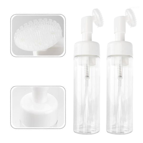 

storage bottles & jars 2pcs convenient brush head foaming sub bottle
