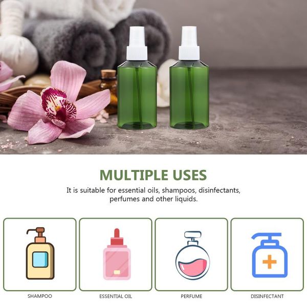 

storage bottles & jars 5pcs refillable spray empty dispenser plastic