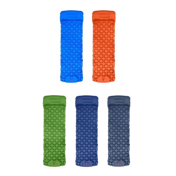 

outdoor pads camping mat inflatable mattresses camp air mattress 4 color tent ultralight sleeping pad hiking folding bed