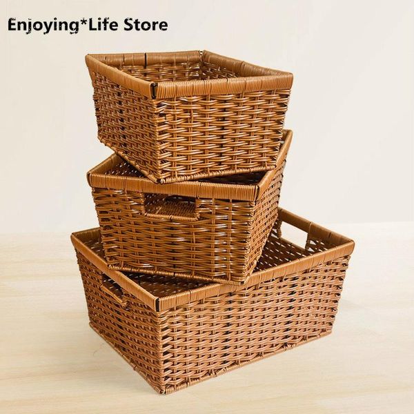 

storage baskets kitchen fruit and vegetable food woven basket rattan