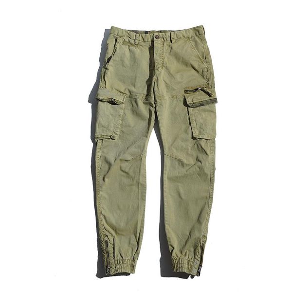 

men's pants glacialwhale mens cargo men 2021 fashion hip hop japanese streetwear joggers male trousers jogging khaki for, Black