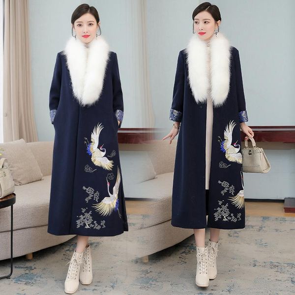 

ethnic clothing winter korean style modern hanbok female vintage pattern costume elegant asian dress, Red