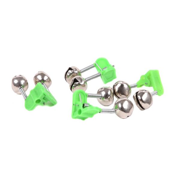 

fishing accessories sale 50pcs/set 4.5cm alarm clip outdoor twin bells ring rod clamp bite lure