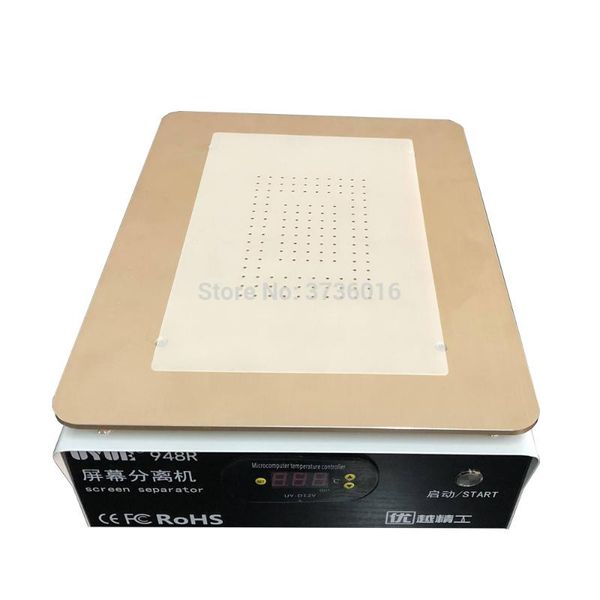 

cell phone repairing tools 220v 110v uyue 18 inch lcd separator build in pump heating plate max 18inch for tablet pad glass separate glue cl