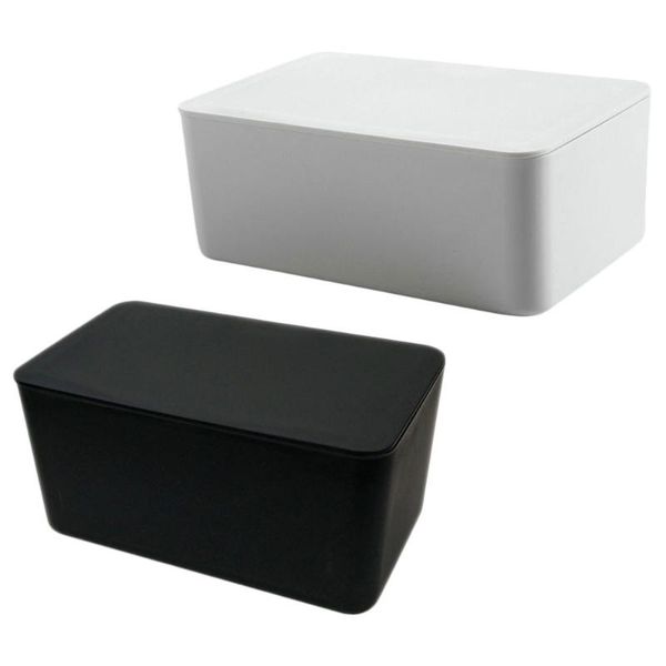 

tissue boxes & napkins 2pcs household wet cases with lid desktowel storage
