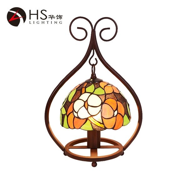 

tiffany euro desk bedroom warm bedside romantic wedding gift glass decorative lamp