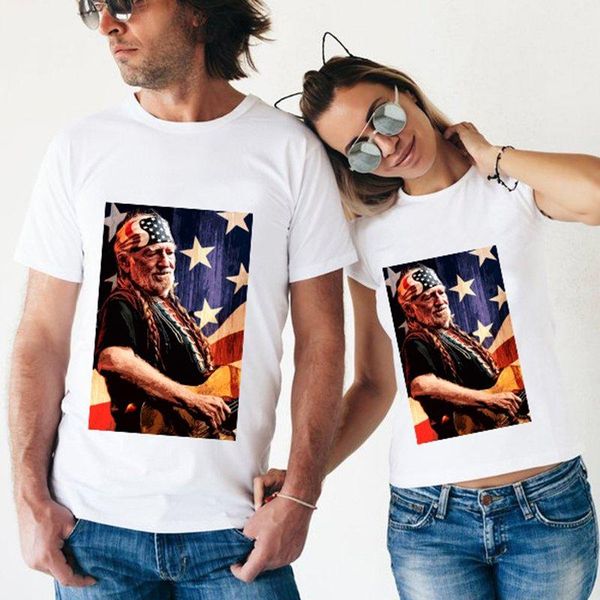 

women's t-shirt tshirt flag graphic tees women 2021 fashion harajuku shirt streetwear print 90s casual cotton christmas shirts, White