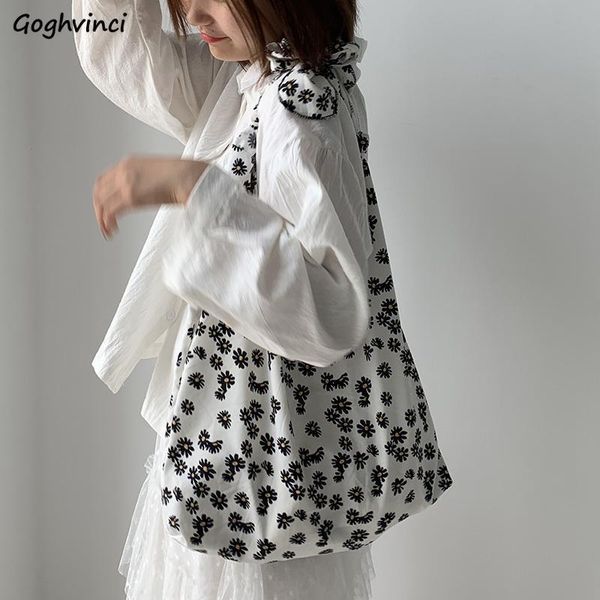 

evening bags women floral shoulder fresh students cross-body designer large capacity casual totes bag retro portable cotton handbags ins