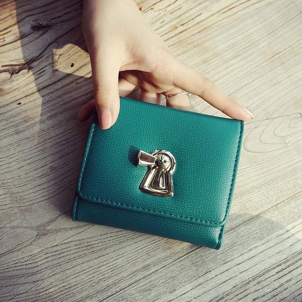 

wallets ins super girl 2021 trendy korean version of foreign texture wallet fashion women, Red;black