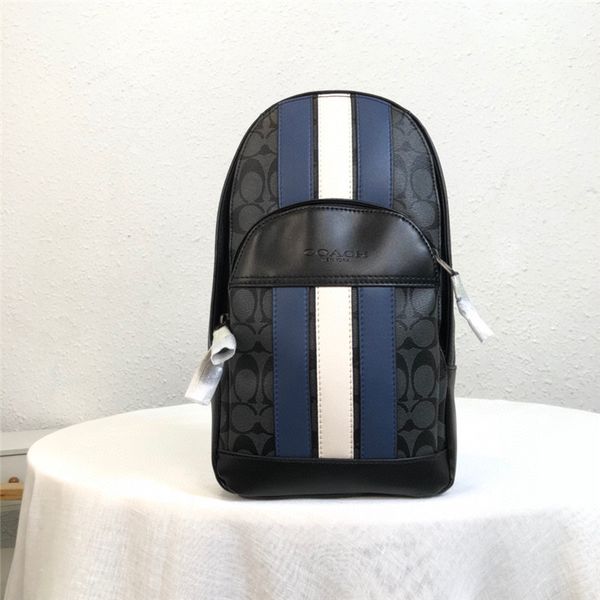 

2021 c men's chest bag, cowhide print crossbody trend luxuryss designerss yw