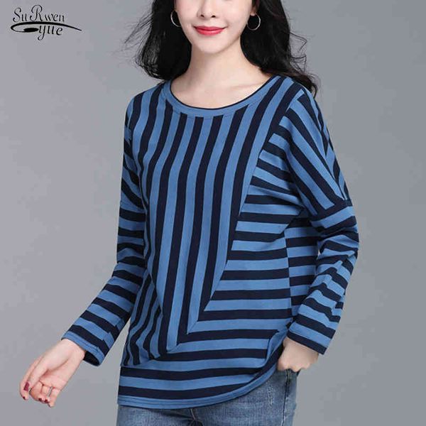 

casual regular women clothing fashion fall blusas mujer de moda long sleeve shirts 4xl plus size ladies 7899 50 210508, White