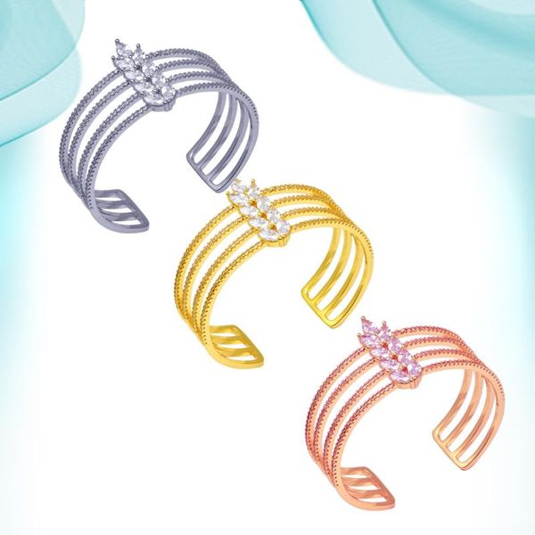 

bangle bracelets for women cuff bangles couple female ladies friend with big crystal and full zirconia fashion charm luxury gold, Black