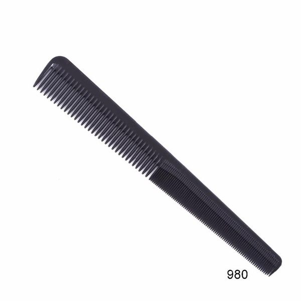 

pc/set black professional combs hairdressing tail comb two carbon anti static hair cutting set brushes, Silver