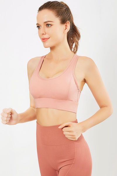 

yoga vest women sports sportswear bra beautiful back breathable mesh running fitness bras female outfit