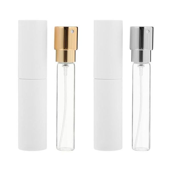 

storage bottles & jars 2pcs 10ml rotatable perfume bottle spray atomizer refillable