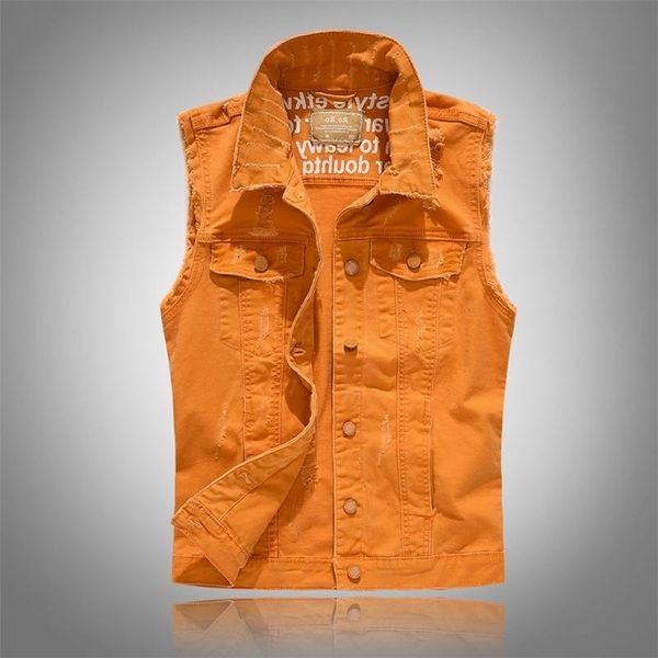 

men's jackets clothing korean version sleeveless jeans vest mobile man, Black;brown