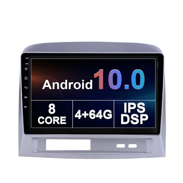 Android Car dvd Multimedia Player Head Unit Audio Stereo Radio 2 Din 9 pollici per Toyota VIOS 2004-2007 supporto Carplay OBD2 Mirror Link Controllo del volante