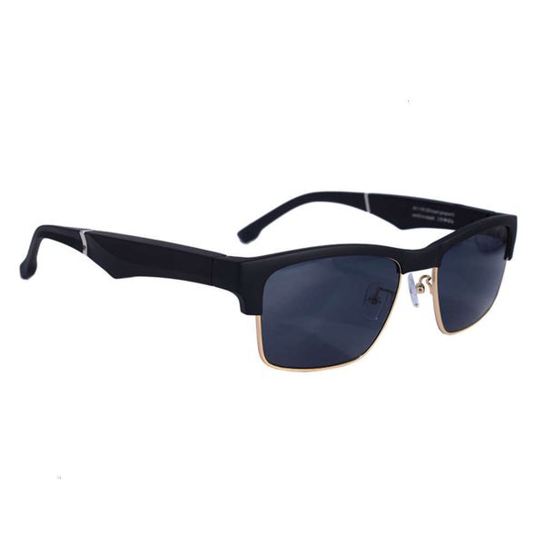 

highend accessories china factory zaycan customized manufacturing new smart audio glass blue tooth wirels driving music sunglass, Black