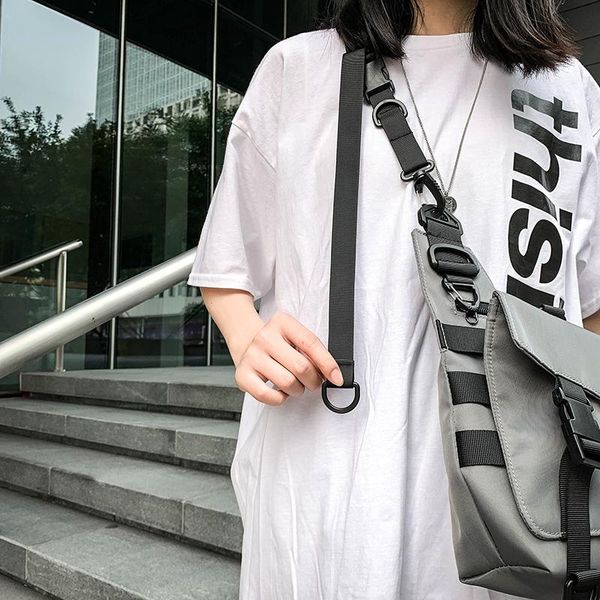 

waist bag large capacity fanny pack chest rig bags streetwear hip hop packs travel outdoor crossbody