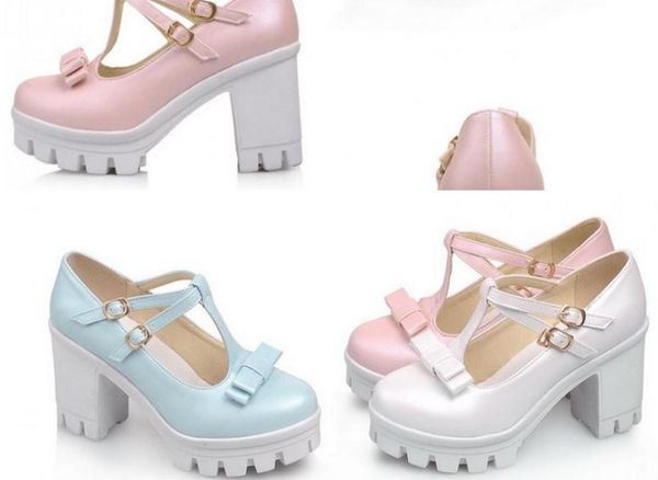 

women's shoes in spring and autumn high coarse heel round head @966, Black