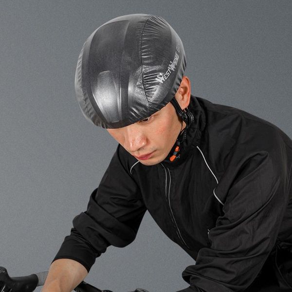 

cycling caps & masks riding helmet rain cover mountain road bike water-proof windproof dust reflective blue, Black