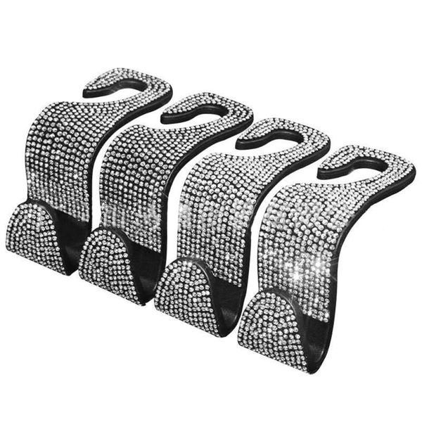 

hook hanger rhinestone car seat headrest backseat bag cloth holder hooks