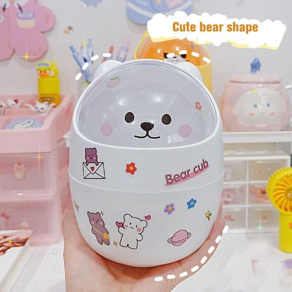 

waste bins small smart rubbish bin room bedroom cosmetic mini desktrash can paper basket kitchen garbage container