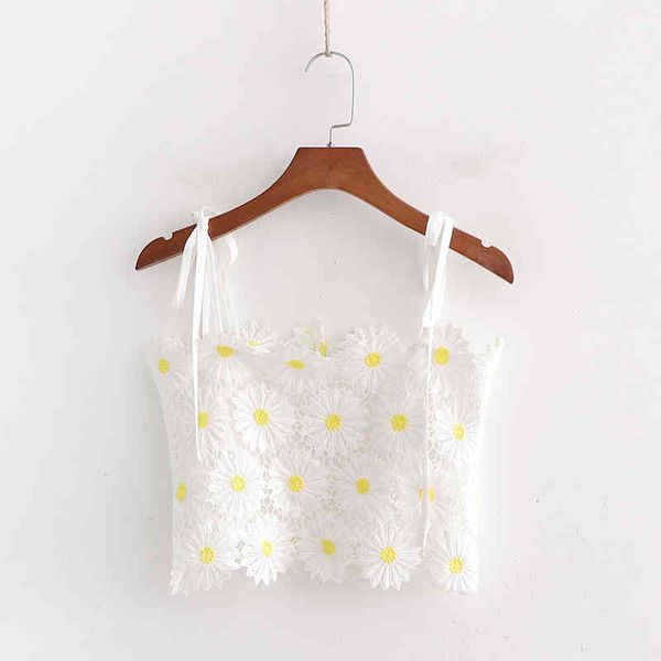 

bras sets women fashion floral embroidery lace short spring sling crop street-wear sweet lady cute white camis femme 9jhr, Red;black