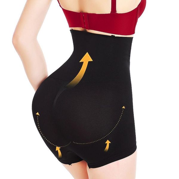 

twinso tummy control panties knicker women bulifter seamless waist trainer body shaper underwear slimming pants girdles women's shapers, Black;white