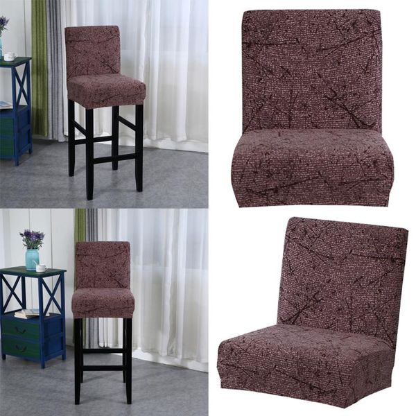 

chair covers elastic cover stretch counter height bar stool slipcover high seat dining banquet wedding