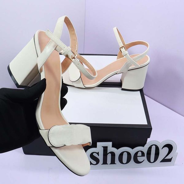 

classics women heels shoes sandals fashion beach thick bottom slippers alphabet lady leather high heel shoe slides 02, Black