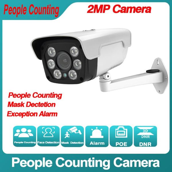 

people counting ip camera poe ir 30m 4x optical zoom mask/motion detection smart exception alarm starlight video surveillance cameras