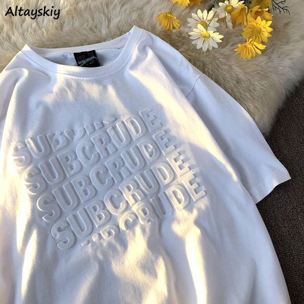 

women's t-shirt short sleeve t-shirts women letter harajuku loose casual korean student fashion streewtwear design all-match white tee