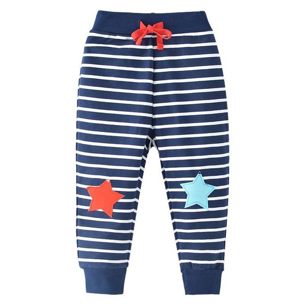 

trousers qnpqyx spring autumn boys girls sweatpants stars children cotton baby girl pants clothing 2-7t kids, Blue