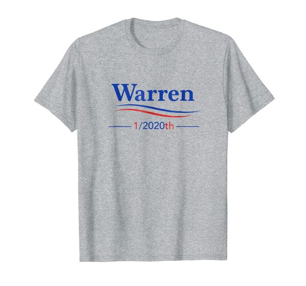 

funny elizabeth warren for president 1/2020th shirt, White;black