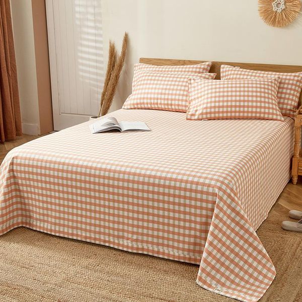 

sheets & sets cotton flat bed sheet for single/double simple h76