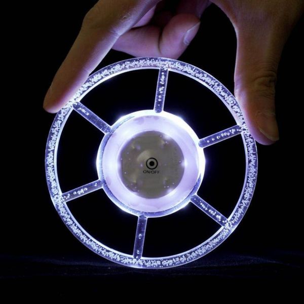 

mats & pads acrylic ultra-thin led light bar cocktail flash base luminous mat and round cup pad xmas decoration