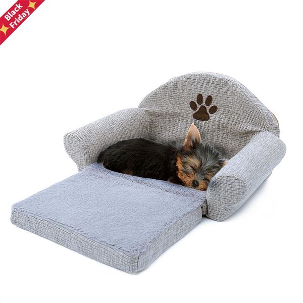 

removable pet dog bed soft sofa kennel design cat house washable cushion mat for animals products kennels & pens