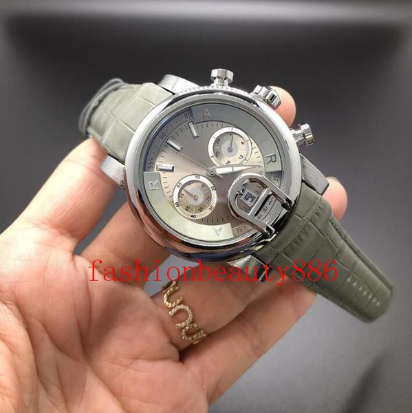 

new arrived horseshoe men watch relogio masculino all dials work dress watches for mens reloj hombre business man wristwatch montre homme, Slivery;brown